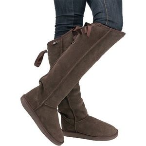 EMU ( Ugg style )real suede leather and 100% merino wool knee high winte…